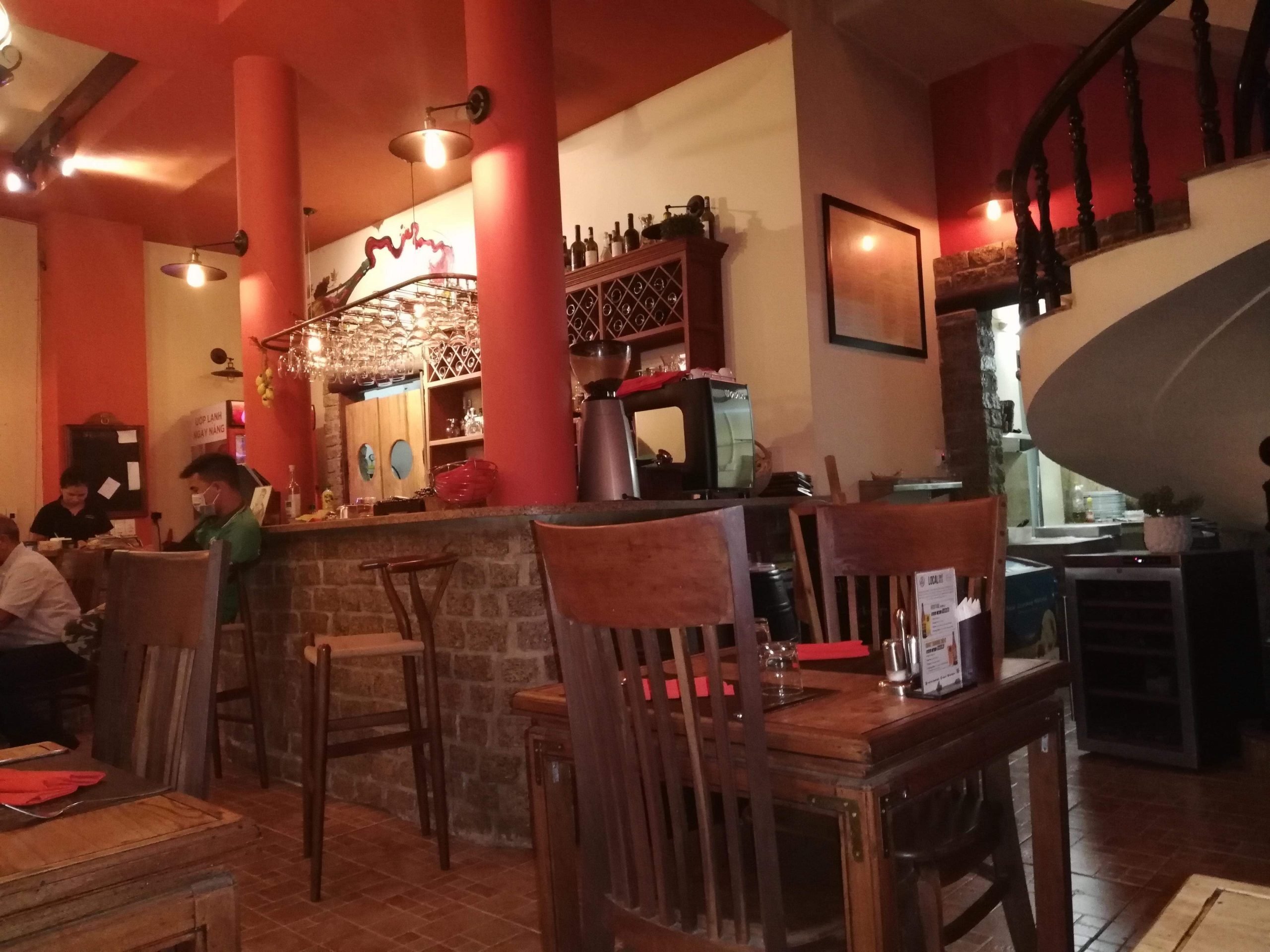 photo of the inside of Limencello restaurant in Danang