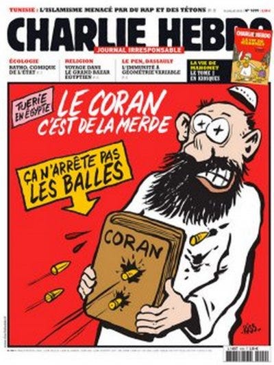 the infamous Charlie Hebdo cover