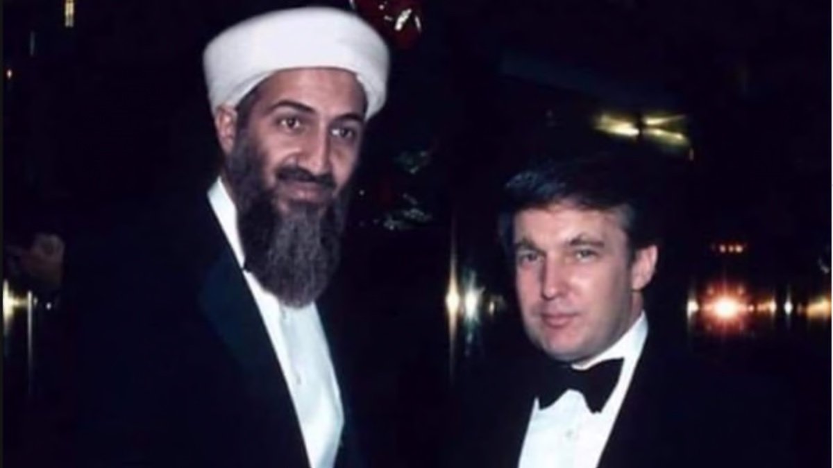 fake picture of Trump with Bin Laden
