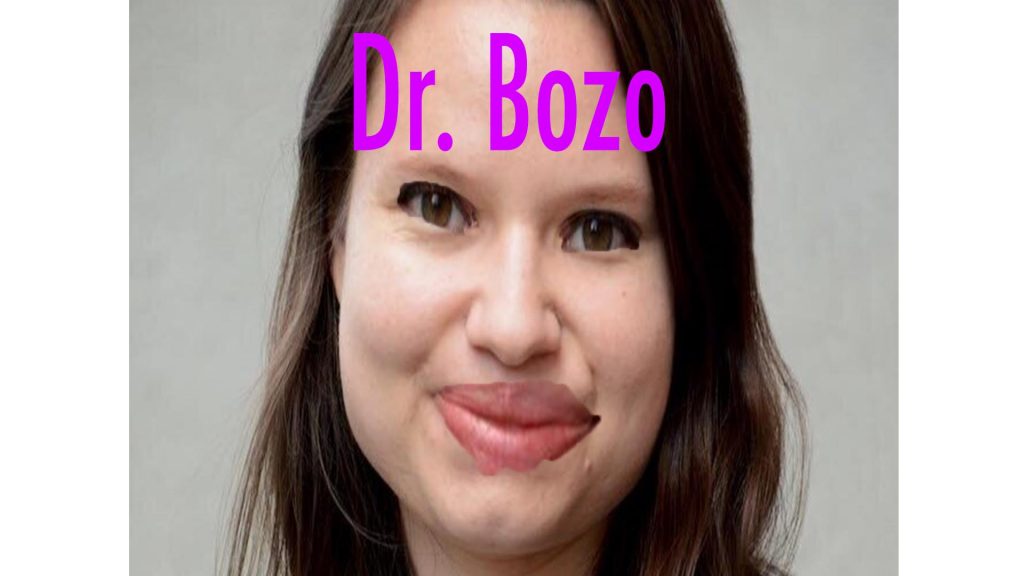 picture of Eviane Leidig as Dr. Bozo