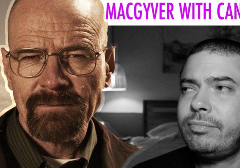 picture of rebus and Walter white, with a title saying MacGyver with cancer